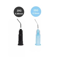 DENTAL TIPS ETCING - Dental Needle 20G 25G Black Blue Etching Flow