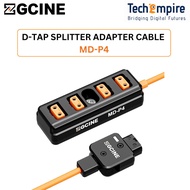 ZGCINE MD-P4 D-Tap to 4 D-Tap One Point Four Splitter Adapter Cable Male D-Tap to 4-Port Female Hub 