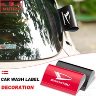 Daihatsu Car/Motorcycle Wash Label Trunk PVC Water Proof Sticker Auto Decoration For Mira Delta Avy 