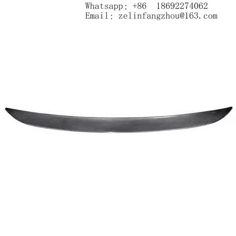 Large MP-Style 3K Twill All-Dry Carbon Fiber Rear Spoiler Universal Trunk Spoiler for Cars for BMW 5