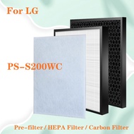 Air Filter Replacement For LG PS-S200WC HEPA Filter and Activated Carbon Filter