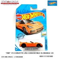 HOT WHEELS HW 19 CORVETTE ZRI CONVERTIBLE D.ORANGE 20 - DIECAST