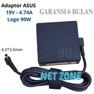 Charger Adaptor Asus A19-090P2A 19V - 4.74A 90W DC 4.5*3.0mm PIN Central Logo 90W -NZONE