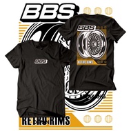 BBS mesh Rims T-shirt Rs Retro Rims Rims Rims Racing T-shirt Car T-shirt Automotive T-shirt