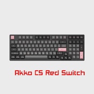 Bàn phím cơ Akko 3098 ASA - Black Pink Akko CS Rose Red Switch