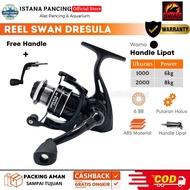 Reel Pancing Swan Dresula 1000 2000 3000 6000 6 Ball Bearing