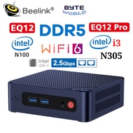Beelink EQ12 Pro Mini PC Windows 11 12th Gen Intel i3-N305 N100 32GB DDR5 RAM 500GB SSD 2.5G LAN WiF