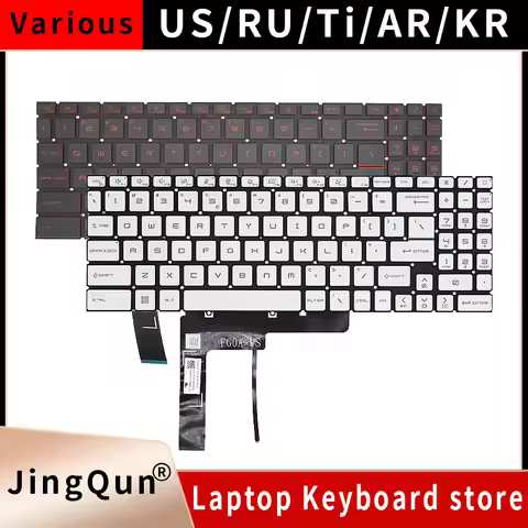 NEW For MSI Sword 15 A12UC A12UD A12UE A12UG A12VE A12VF A12VG Laptop English/Russian Keyboard Blue 