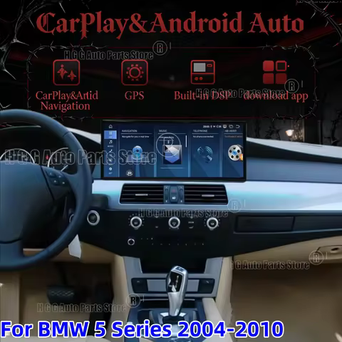 15.8inch Android14 Carplay For BMW 5 M5 E60 E61 E63 E64 2004-2010 Car Multimedia Player GPS Navigati