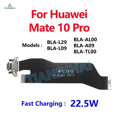 Mate10 Pro USB Charging Dock For Huawei Mate 10 Pro Charge Cable Port Dock Connector Type C Plug PCB