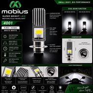 MOBIUS 4001 LED Headlight Bulb H6 Mount Motorcycle Headlight