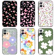 Casing Vivo 1716 1718 1721 1725 1801 Phone Case Butterfly Flower Fashion Soft Protective Cover