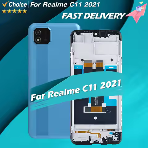 6.52" AAA+Quality For OPPO Realme C11 2021 LCD RMX3231 Display Touch Screen Digitizer Assembly For R
