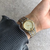 【日本直送 名牌中古包】GUCCI 古馳 手錶 銀色×金色 不鏽鋼 9000M vintage 古董 老品 tzfvjs