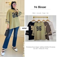 96 Blouse by Mpmf/ Screen Printed T-Shirt Material 96