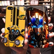 HW-36 Transformers Glass Casing for iphone 6 XR 8 XS 6S SE X 7 Max Plus 2020 2022