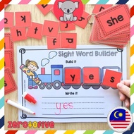 Spelling Word Game Montessori Sight Words Alphabet Puzzle Vocabulary Word English Words Learn & Writ