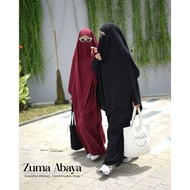 Abaya Set ZUMA Simple Polos Set Crinkle Airflow High Quality Abaya Set French Khimar Instant Abaya C