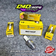 NGK G POWER BR7HGP PLATINUM ALLOY SPARK PLUGS MODEL IRIDIUM F1ZR RX-KING SATRIA 2-STROKE ORIGINAL JA