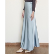 Evolvere - Zaina Midi Skirt Mermaid Model Silk Skirt