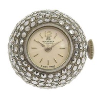 二手BUCHERER吊墜手錶，不銹鋼，瑞士製造，銀色，手動上鍊，銀色錶盤，女士腕錶。