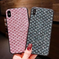 Case Oppo F9 A7 A5S A12 A5 A9 2020 Mermaid Scale Glitter Bling Softcas