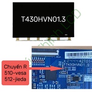 T-CON replaces SONY screen using panel T430HVN01.2-1.3-1.6-1.9