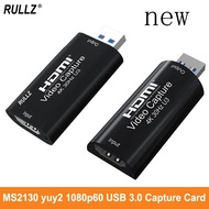 MS2130 4K HDMI Video Capture Card USB 3.0 Game Recording Box YUY2 1080p 60fps Live Streaming for PS4