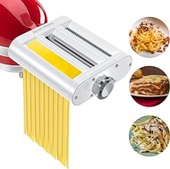 Pasta Maker Attachment for KitchenAid Stand Mixers 3 in 1 Set Includes Pasta Roller Spaghetti Cutter &amp; Fettuccine Cutter, Pasta Attachment for KitchenAid By Jovan Home