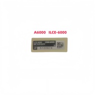 1PCS NEW  For Sony  A6000  A6300  A6400 A6600 Number Paper Camera Number Paper Cameradigital sticker