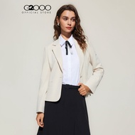 G2000 เสื้อเบลเซอร์สำหรับผู้หญิง Easy Fit รุ่น 5121178411 BEIGE
