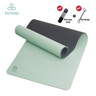 FUYOGI TPE Yoga Mat 8mm Non-Slip Fitness Mat Unscented Beginner Yoga Mat FUYOGI Yoga Mat