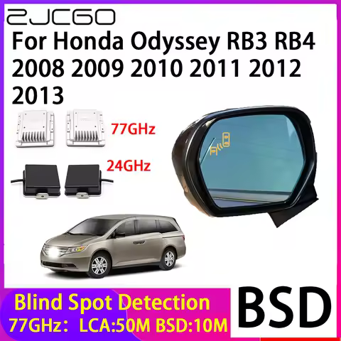 ZJCGO Car Blind Spot Detection BSD Mirror Rear Radar Detection System for Honda Odyssey RB3 RB4 2008