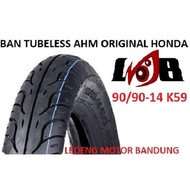 Ahm 90/90-14 K59 Tubeless Original Honda Federal Matic Motorcycle Tire