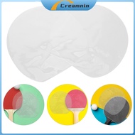 Creamnin 10pcs ฟิล์มป้องกันโปร่งใส Table Tennis Racket Sheet Protection Sheet Paddle Protect Table T