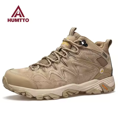 HUMTTO Hiking Shoes Men Outdoor hunting ankle Tactical boots Sports Climbing Shoes Snow boots Warm w
