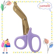 CAMELLI Trauma Shears, 18cm Titanium plating Nurse Scissors, Stainless Steel Bandage Scissors