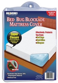 Ideaworks Bed Bug Blockade Mattress Cover- King / Queen Size Mattress