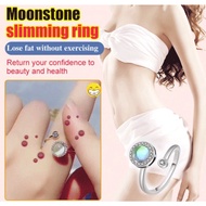 Moonstone Slimming Rotating Opening Magnet Ring index finger ring 2SGK