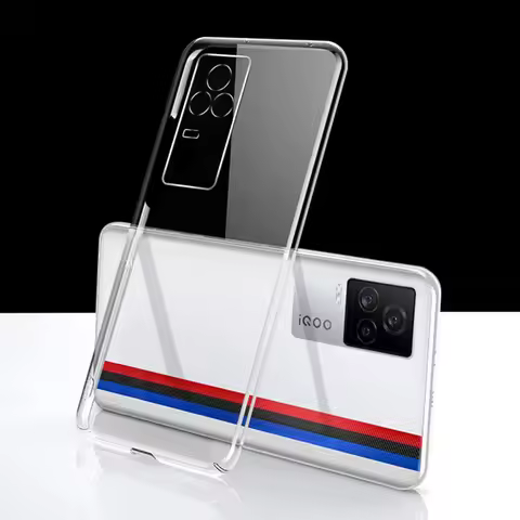 Transparent Shockproof Phone Case for VIVO IQOO 7 Pro Neo Racing SE 5G Soft TPU Clear Silicone Back 