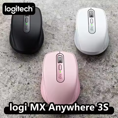 The Logitech MX Anywhere 3S / M750 / M650 / M185 wireless gaming mice are silent, compact, and ergon