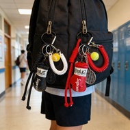 Trendy Boxing Glove Keychain Supreme Style Bag Accessory Multi Use Key Ring for Sport Lovers