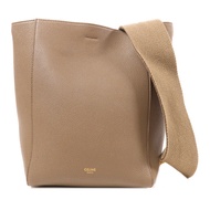 CELINE 牛皮皮革Sangle Bucket Bag金扣肩背袋