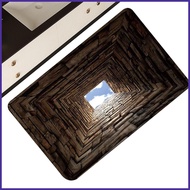 3D Hole Illusion Rug 31.5 X 19.7 Inch Fun Non-Slip Decoration Hole In The Floor Rug for Halloween Th