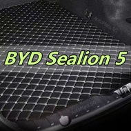 [BYD Sealion 5] Trunk Mat- READY STOCK Premium PU Leather Trunk Liner Boot Cargo