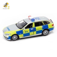 1: 64Tiny Micro Shadow 110 BMW BMW 5 Series F11 Police Traffic Department Toy Alloy Car Model