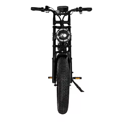 EU Warehouse Fat Wheel Electric Bike Smart Screen Electric Bike 25KM/H Speed V20 Fat Tire Bike