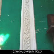 lis plafon gypsum motif kangkung 12 cm