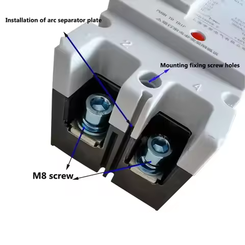 12V 24V 48V 300A 400A 500A 600A DC Circuit Breaker High Power Air Switch Molded Case Circuit Breaker