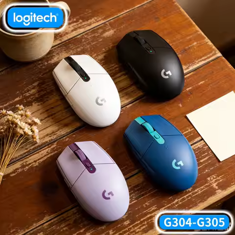 Logitech G304 Wireless Mouse 12000 DPI HERO Sensor LIGHTSPEED 1Ms 9-Month Battery Reliable Connectio
